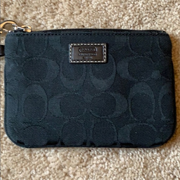Coach Handbags - Coach Black Wristlet